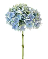 Artificial Hydrangea Stem<br>Blue/Green