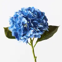 Artificial Hydrangea Stem<br>Blue