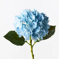 Artificial Hydrangea Stem<br>Light Blue