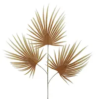 Artificial Dried Look Palm Spray<br>Coffee
