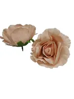 Artificial Rose Head<br>Musk Pink