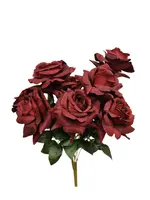Artificial Rose Bundle<br>Burgundy