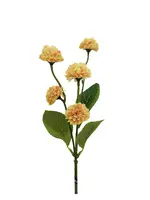 Artificial Pom Pom Spray<br>Yellow