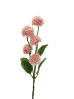 Artificial Pom Pom Spray<br>Light Pink