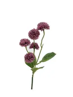 Artificial Pom Pom Spray<br>Purple