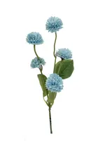 Artificial Pom Pom Spray<br>Blue