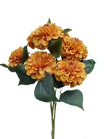 Artificial Dahlia Bundle<br>Burnt Orange