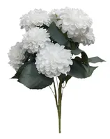 Artificial Dahlia Bundle<br>White