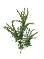 Artificial Budding Wattle Spray<br>Green