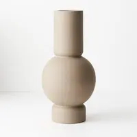 Ceramic 'Isobel' Vase<br>Sand 35.5cm
