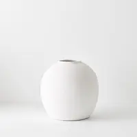 Ceramic 'Baila' Pot<br>White 28cm