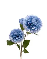Artificial Dahlia Spray<br>Blue