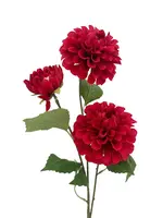 Artificial Dahlia Spray<br>Red