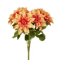 Artificial Dahlia Bush<br>Orange