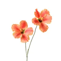 Artificial Hibiscus Spray<br>Coral