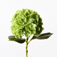 Artificial Hydrangea Stem<br>Green