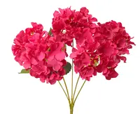 Artificial Hydrangea Bush<br>Hot Pink