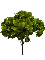 Artificial Hydrangea Bundle x6<br>Green