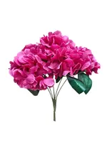 Artificial Hydrangea Bundle x6<br>Hot Pink
