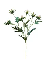 Artificial Wild Teasel Thistle Flower<br>Pink