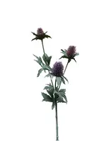 Artificial Thistle Spray<br>Purple