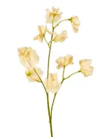 Artificial Sweet Pea Spray<br>Off White/Butter