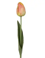 Artificial Tulip Stem<br>Real Touch - Orange