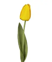 Artificial Tulip Stem<br>Real Touch - Yellow