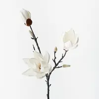 Artificial Japanese Magnolia Spray<br>White 79cm