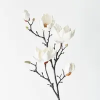Artificial Japanese Magnolia Spray<br>White 1m