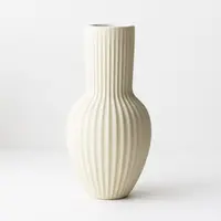 Ceramic 'Palina' Vase<br>Ivory