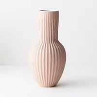 Ceramic 'Palina' Vase<br>Light Pink