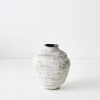 Ceramic 'Sierra' Pot<br>White/Tan