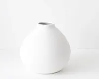 Ceramic 'Mason' Vase<br>White 30cm