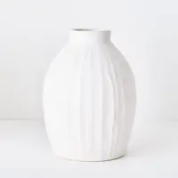 Ceramic 'Naltika' Vase<br>White 28cm