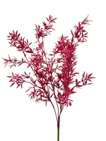Artificial Grass Leaf Bush<br>Hot Pink