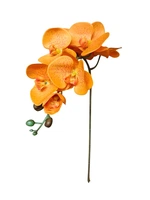 Artificial Phalaenopsis Orchid Spray<br>Orange