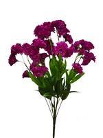 Artificial Carnation Bush<br>Magenta