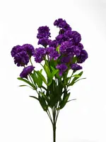 Artificial Carnation Bush<br>Purple