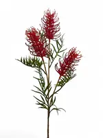 Artificial Grevillea Spray<br>Red