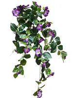 Artificial Hanging Petunia Bush<br>Purple