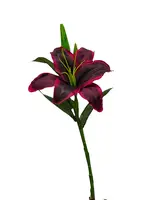 Artificial Tiger Lily<br>Plum