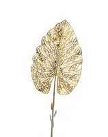 Artificial Skeleton Arum Leaf<br>Gold