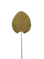 Artificial Fan Palm Leaf<br>Natural Grey