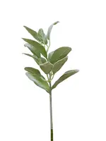 Artificial Lambs Ear Spray<br>Grey/Green