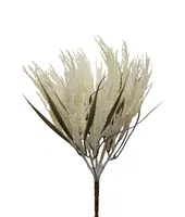 Artificial Plume Grass<br>White