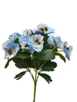 Artificial Pansy Bush<br>Blue