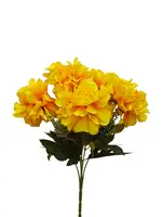 Artificial Marigold Bush<br>Gold