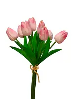 Artificial Tulip Bundle x9<br>Pink