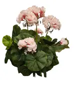 Artificial Geranium Bush<br>Pink